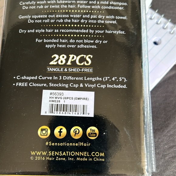 Empire Sensationnel 100% Human Hair Weave 28PCS Infused with Argan Oil - Picture 2 of 3